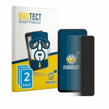 Parte frontale di una confezione del prodotto con il logo del marchio BROTECT. Accanto è raffigurato il dispositivo Hotwav A56