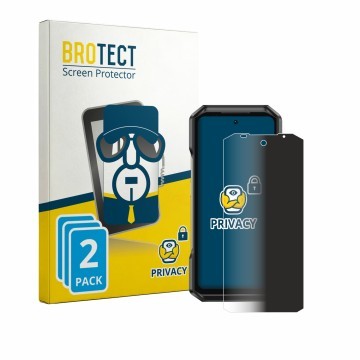 Vorderseite einer Produktverpackung mit dem Markenlogo BROTECT. Daneben ist das Gerät Ulefone Armor 27T Pro Plus mit dem zugeh
