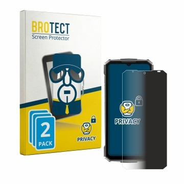 Parte frontal de un envase de producto con el logotipo de la marca BROTECT. Al lado se muestra el dispositivo Doogee Fire 7 Ul