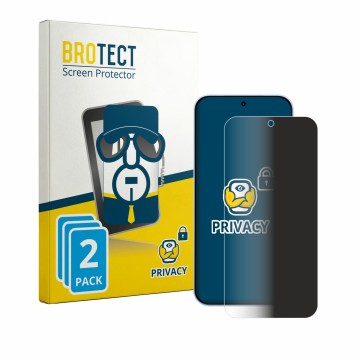 Parte frontale di una confezione del prodotto con il logo del marchio BROTECT. Accanto è raffigurato il dispositivo OnePlus No