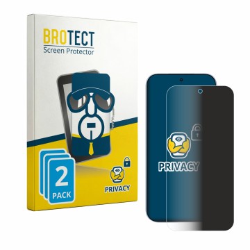 Vorderseite einer Produktverpackung mit dem Markenlogo BROTECT. Daneben ist das Gerät Xiaomi 17T mit dem zugehörigen Displaysc