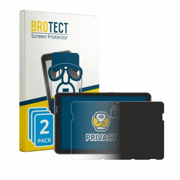Parte frontale di una confezione del prodotto con il logo del marchio BROTECT. Accanto è raffigurato il dispositivo Zebra ET40