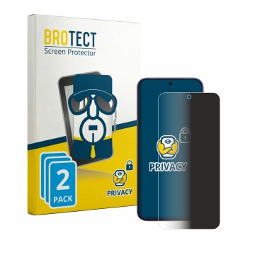 Parte frontal de un envase de producto con el logotipo de la marca BROTECT. Al lado se muestra el dispositivo Vivo Y600 Pro co