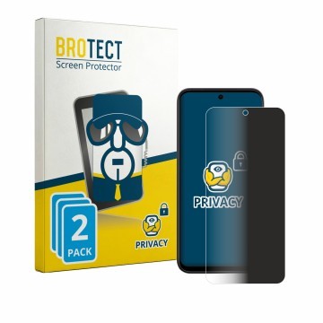 Front side of a product packaging with the brand logo BROTECT. Next to it is the device Vivo Y51 Pro 5G shown with the corresp