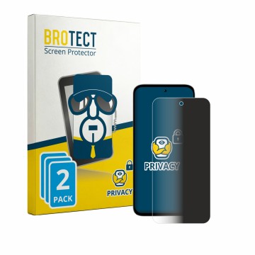 Parte frontale di una confezione del prodotto con il logo del marchio BROTECT. Accanto è raffigurato il dispositivo Tecno Pop 