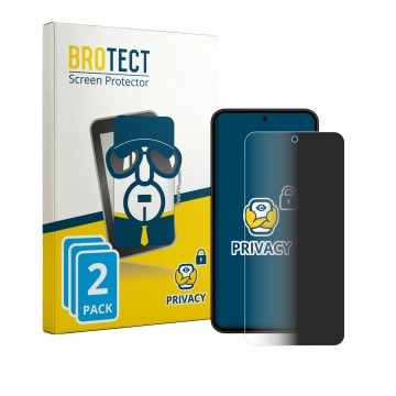 Vorderseite einer Produktverpackung mit dem Markenlogo BROTECT. Daneben ist das Gerät Samsung Galaxy A27 5G mit dem zugehörige