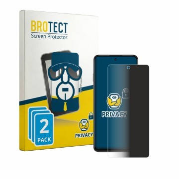 Vorderseite einer Produktverpackung mit dem Markenlogo BROTECT. Daneben ist das Gerät Huawei Enjoy 90m Plus mit dem zugehörige