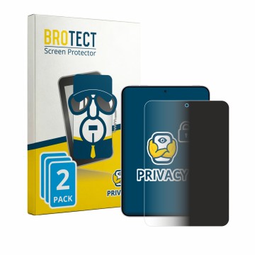Face avant d’un emballage produit avec le logo de la marque BROTECT. À côté, l’appareil Oppo Pad Mini est représenté avec la p