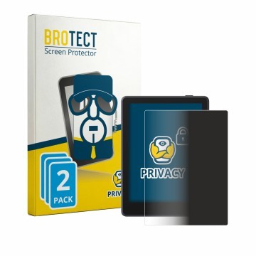 Vorderseite einer Produktverpackung mit dem Markenlogo BROTECT. Daneben ist das Gerät Boox Go 6 Gen II mit dem zugehörigen Dis