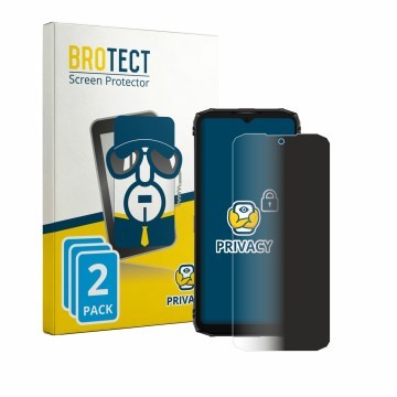 Vorderseite einer Produktverpackung mit dem Markenlogo BROTECT. Daneben ist das Gerät Doogee Blade 10 Energy mit dem zugehörig