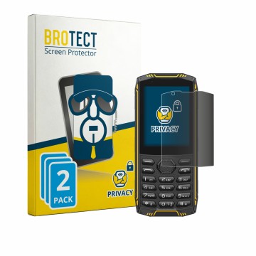 Parte frontale di una confezione del prodotto con il logo del marchio BROTECT. Accanto è raffigurato il dispositivo Ulefone Ar