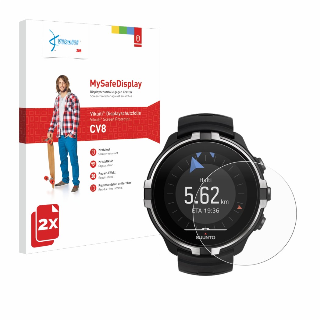 2x Vikuiti Screen Protector Cv8 From 3m For Suunto Spartan Sport Wrist Hr Baro Stealth Protectionfilms24 Com