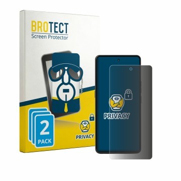 Parte frontal de un envase de producto con el logotipo de la marca BROTECT. Al lado se muestra el dispositivo Punkt MC03 con s