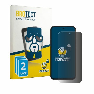 Face avant d’un emballage produit avec le logo de la marque BROTECT. À côté, l’appareil Nothing Phone (4b) est représenté avec