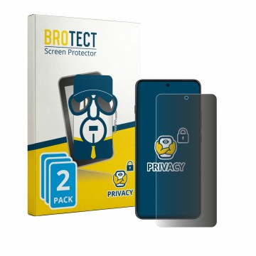 Vorderseite einer Produktverpackung mit dem Markenlogo BROTECT. Daneben ist das Gerät Motorola Edge 70 Max mit dem zugehörigen