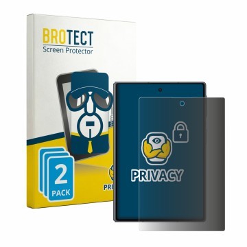 Front side of a product packaging with the brand logo BROTECT. Next to it is the device Samsung Galaxy Z Fold 8 shown with the