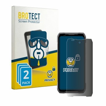 Vorderseite einer Produktverpackung mit dem Markenlogo BROTECT. Daneben ist das Gerät Blackview Xplore 6 mit dem zugehörigen D