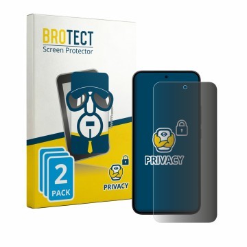 Front side of a product packaging with the brand logo BROTECT. Next to it is the device Xiaomi Redmi Note 17 Pro 5G shown with