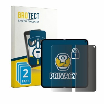 Parte frontale di una confezione del prodotto con il logo del marchio BROTECT. Accanto è raffigurato il dispositivo Google Pix