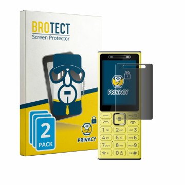 Parte frontale di una confezione del prodotto con il logo del marchio BROTECT. Accanto è raffigurato il dispositivo Nokia 200 