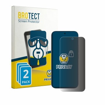 Front side of a product packaging with the brand logo BROTECT. Next to it is the device Xiaomi 17T (case-friendly) shown with 