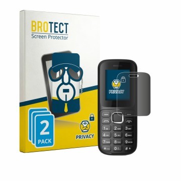 Vorderseite einer Produktverpackung mit dem Markenlogo BROTECT. Daneben ist das Gerät Emporia emporiaFN313 mit dem zugehörigen