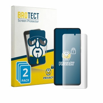 Vorderseite einer Produktverpackung mit dem Markenlogo BROTECT. Daneben ist das Gerät Itel A300 Plus mit dem zugehörigen Displ