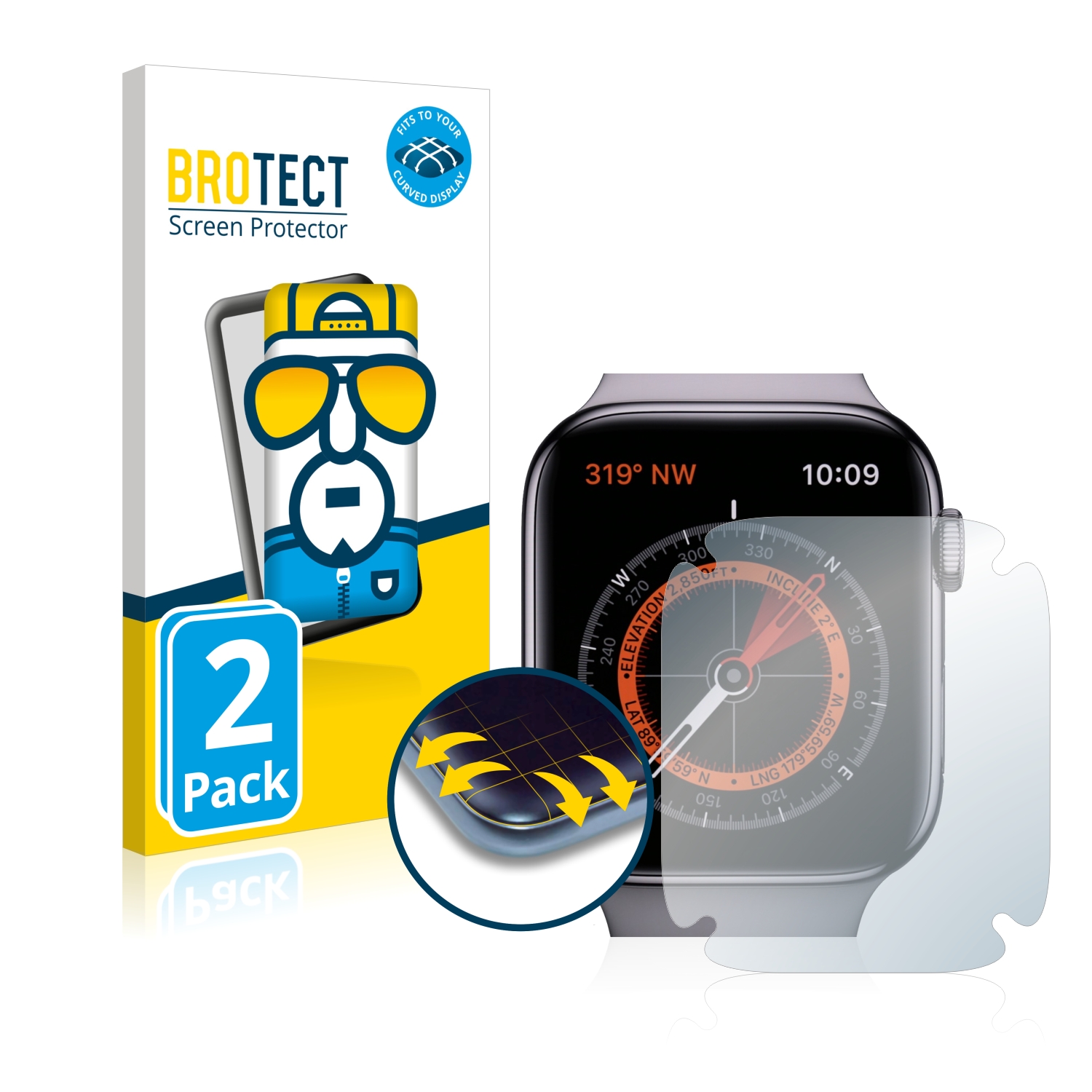 Pellicola protettiva privacy in vetro temperato per Apple Watch Series 5 (40  mm) spedizione gratuita | protectionfilms24.it
