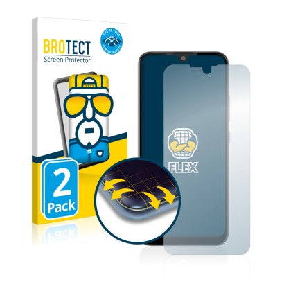 Vorderseite einer Produktverpackung mit dem Markenlogo BROTECT. Daneben ist das Gerät Gigaset GS190 mit dem zugehörigen Displa