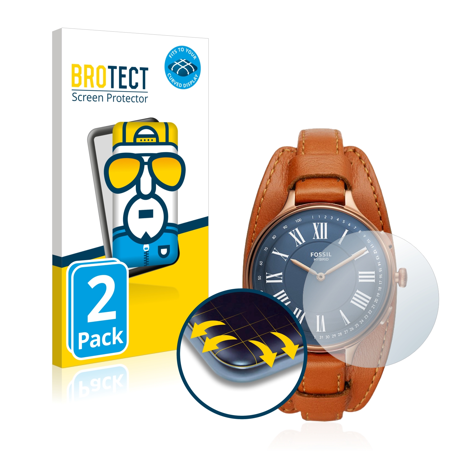 2x BROTECT Flex Full-Cover Screen 