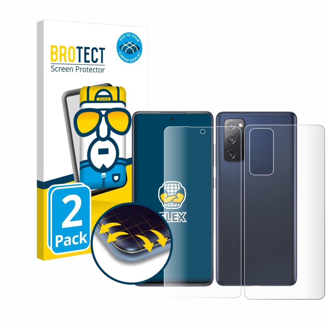 2x BROTECT Flex Full-Cover film de protection pour Samsung Galaxy