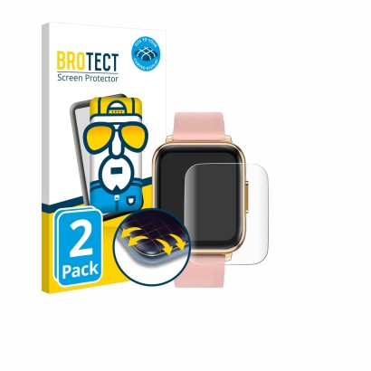 Vorderseite einer Produktverpackung mit dem Markenlogo BROTECT. Daneben ist das Gerät FMK IP68 1.7" mit dem zugehörigen Displa