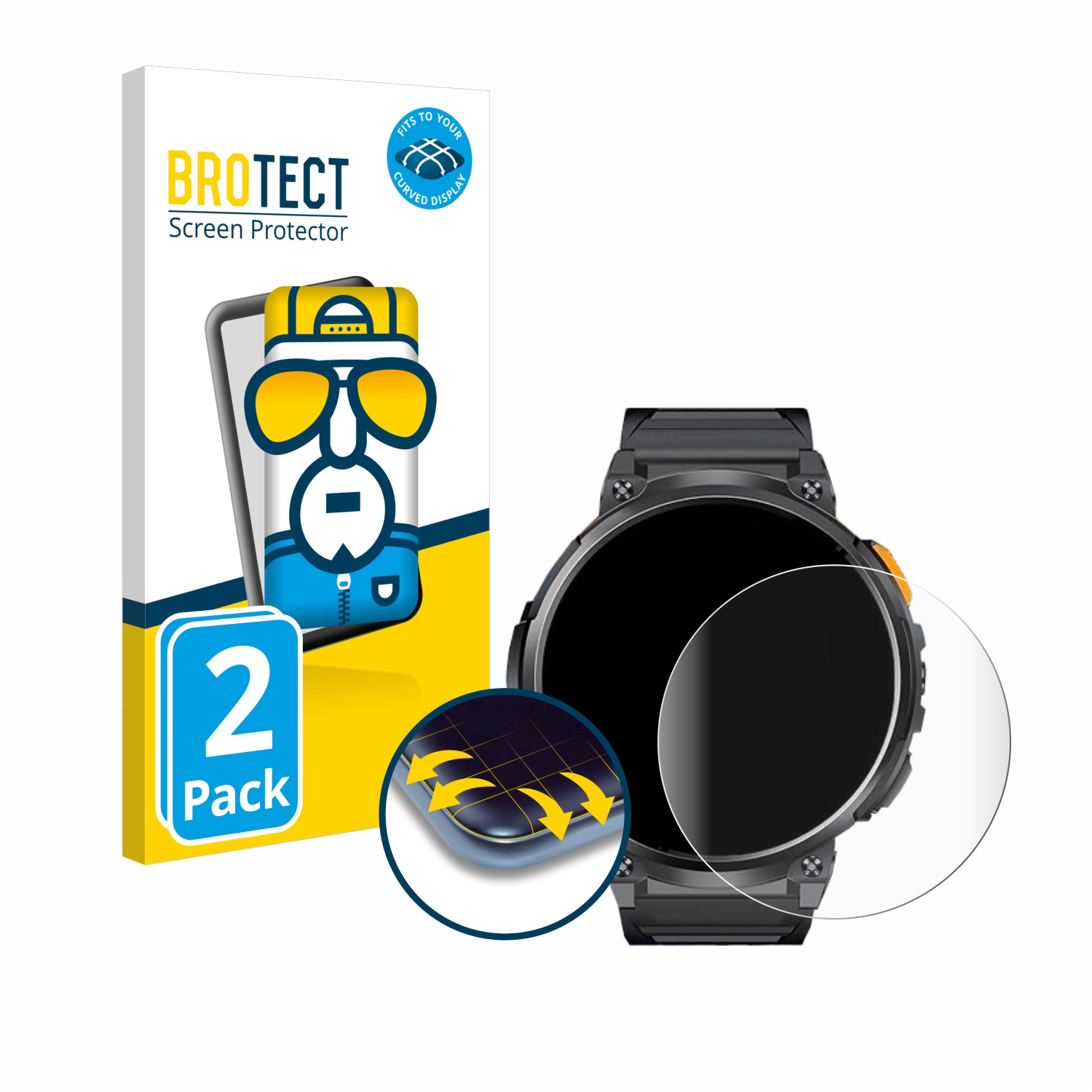 BROTECT 3er Pack Schutzglas Für Panasonic Lumix DMC-G70 – 9H Härte, Anti-Fingerprint, Made In Germany, AirGlass Technologie