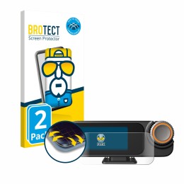 Parte frontal de un envase de producto con el logotipo de la marca BROTECT. Al lado se muestra el dispositivo DJI Mic 3 (Recei