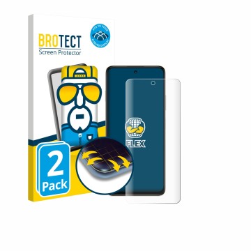 Parte frontal de un envase de producto con el logotipo de la marca BROTECT. Al lado se muestra el dispositivo Huawei Enjoy 80 