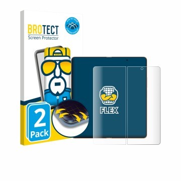 Vorderseite einer Produktverpackung mit dem Markenlogo BROTECT. Daneben ist das Gerät Honor Magic V6 (Inneres Display) mit dem