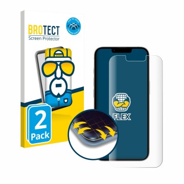 Vorderseite einer Produktverpackung mit dem Markenlogo BROTECT. Daneben ist das Gerät Apple iPhone 17e mit dem zugehörigen Dis