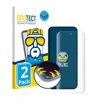 Vorderseite einer Produktverpackung mit dem Markenlogo BROTECT. Daneben ist das Gerät Nothing Phone (4a) mit dem zugehörigen D