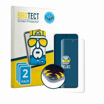 Parte frontale di una confezione del prodotto con il logo del marchio BROTECT. Accanto è raffigurato il dispositivo Oppo Find 