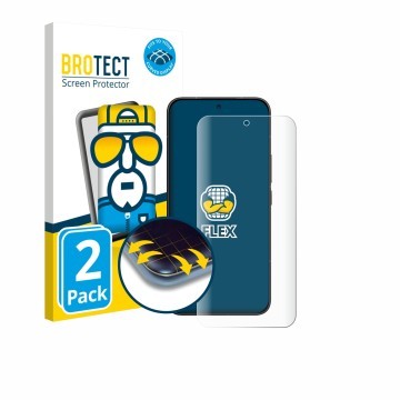 Face avant d’un emballage produit avec le logo de la marque BROTECT. À côté, l’appareil Xiaomi Poco X8 Pro Max est représenté 