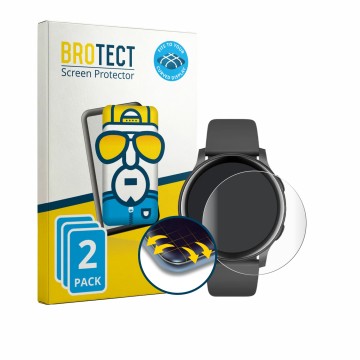 Face avant d’un emballage produit avec le logo de la marque BROTECT. À côté, l’appareil AcclaFit D2 1.38