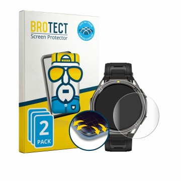 Face avant d’un emballage produit avec le logo de la marque BROTECT. À côté, l’appareil Cubot GT5 est représenté avec la prote
