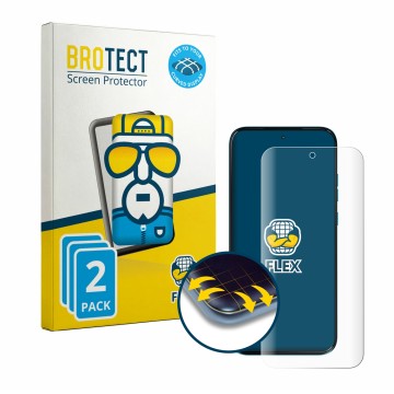 Face avant d’un emballage produit avec le logo de la marque BROTECT. À côté, l’appareil Motorola Moto G87 est représenté avec 