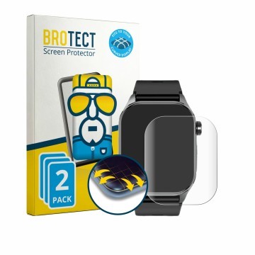 Front side of a product packaging with the brand logo BROTECT. Next to it is the device SWZEC Notkraft Care Control Pro shown 
