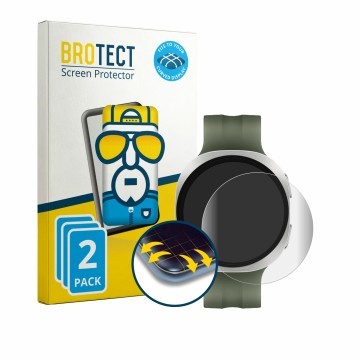Parte frontale di una confezione del prodotto con il logo del marchio BROTECT. Accanto è raffigurato il dispositivo Samsung Ga