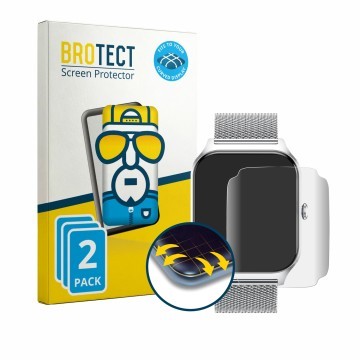 Parte frontal de un envase de producto con el logotipo de la marca BROTECT. Al lado se muestra el dispositivo LODIMEKE P125 1.