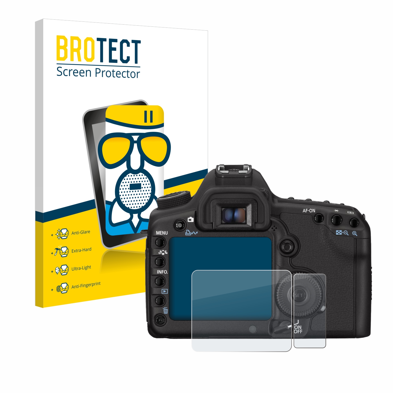 Protector Pantalla para Canon EOS 5D Mark II Cristal Mate Lámina de Vidrio