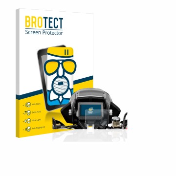 Parte frontale di una confezione del prodotto con il logo del marchio BROTECT. Accanto è raffigurato il dispositivo KTM 1290 S