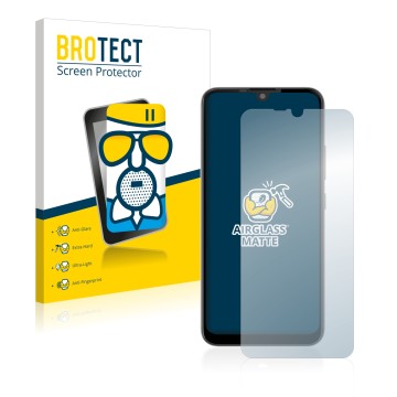 Vorderseite einer Produktverpackung mit dem Markenlogo BROTECT. Daneben ist das Gerät Gigaset GS190 mit dem zugehörigen Displa