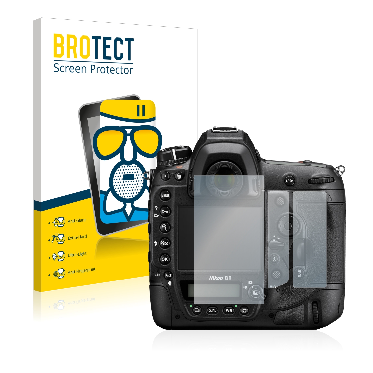 2x Display Schutz Folie für Nikon Coolpix A900 Matt Entspiegelt 